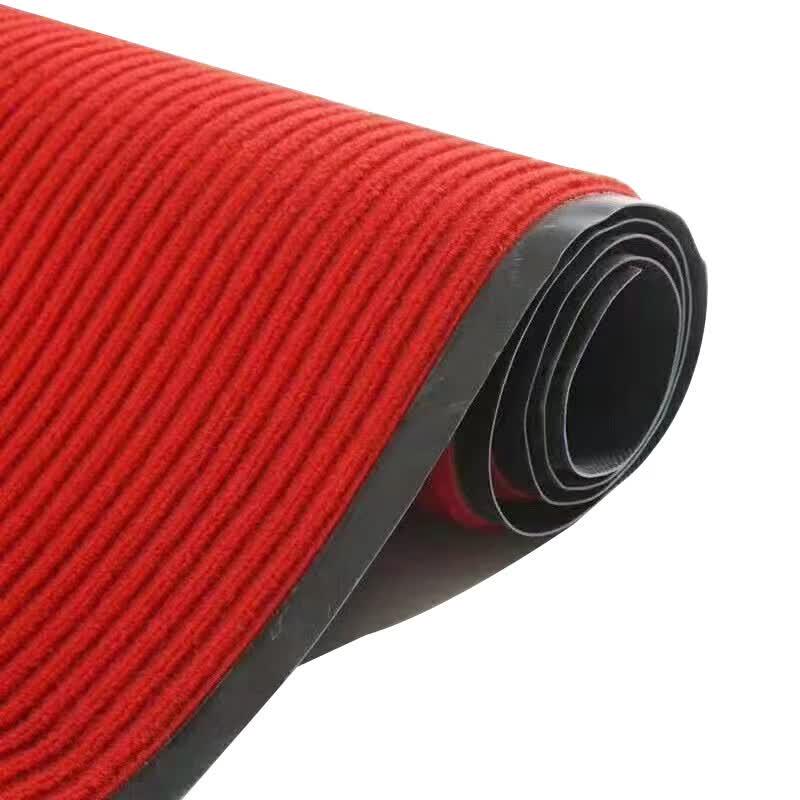 Striped Absorbent Non-Slip Commercial Floor Mat