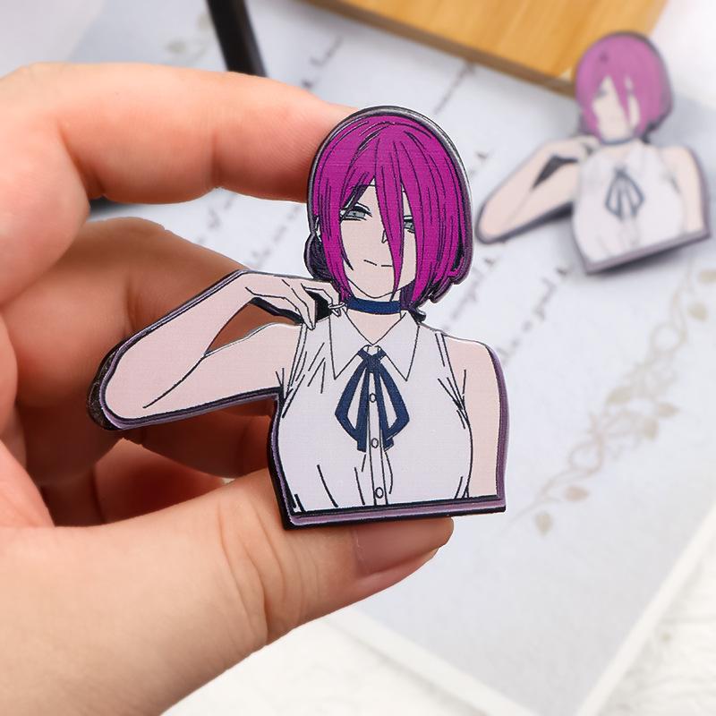 Брелок Человек-бензопила Человек-бензопила Манга Хаякава Осенний ветер Пава Электрическая эпоха Значок персонажа Украшение Мода no specifications