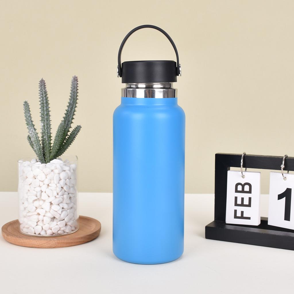 New Steel Space Kettle Outdoor Portable Sports Kettle Big Cap Accompanying Vacuum Portable Kettle Durable Durable