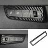 Carbon Fiber Headlight Adjustment Switch Cover Trim For Hyundai Sonata 2020 2021