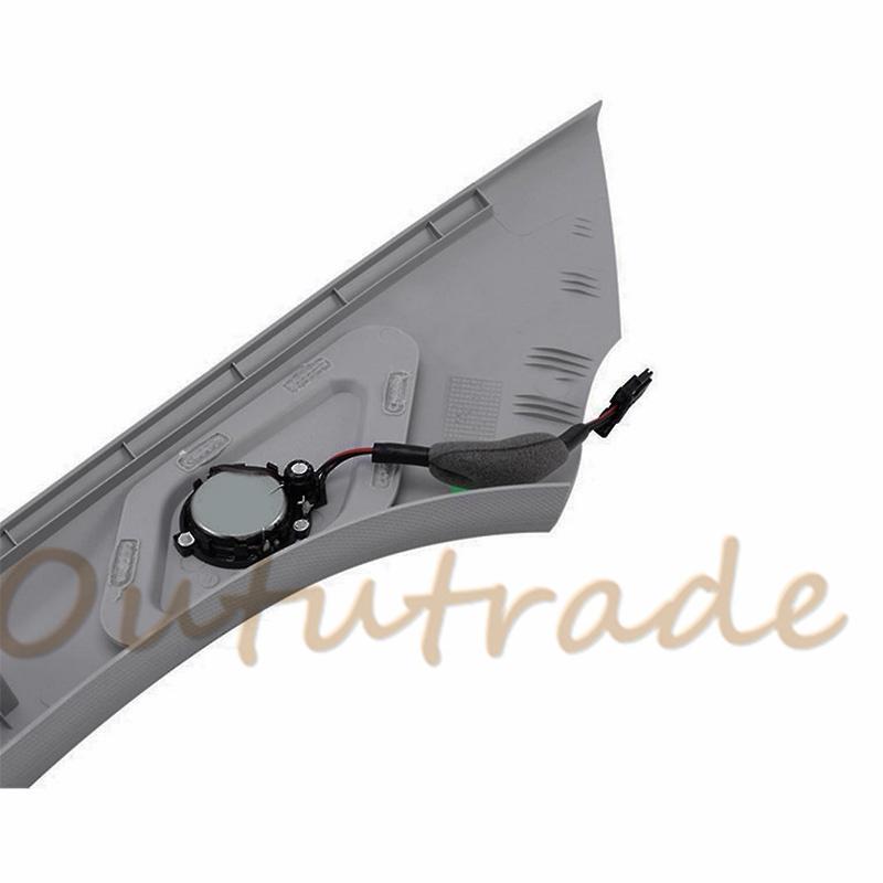 For VW Polo 2011-2018 Black Door Speaker Bass Loudspeaker A Pillar Interiore Trim Tweeters 6RD867233 6RD867234
