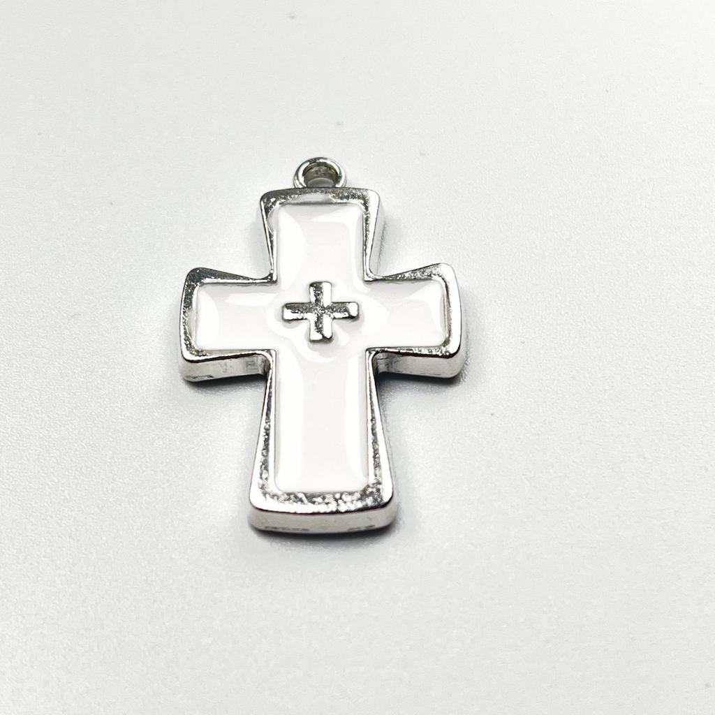 2025 Retro Spicy Blue Cross Stud Earrings: Trendy, High-Value, Versatile Design for Women
