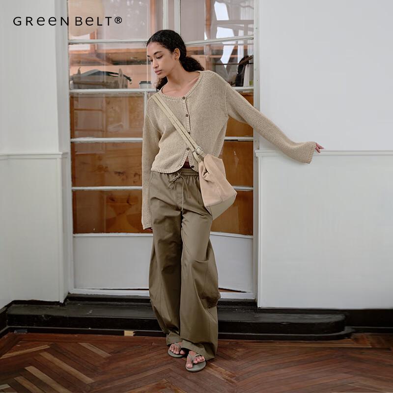 GREEN BELT Women's Relaxed Fit Knit Cardigan