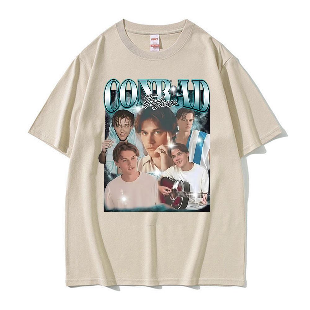 Team Conrad Fisher Cousins Beach Graphics T Shirts Unisex Clothing Harajuku Retro Classic Tshirts Unisex Casual Cozy Loose T Shirt