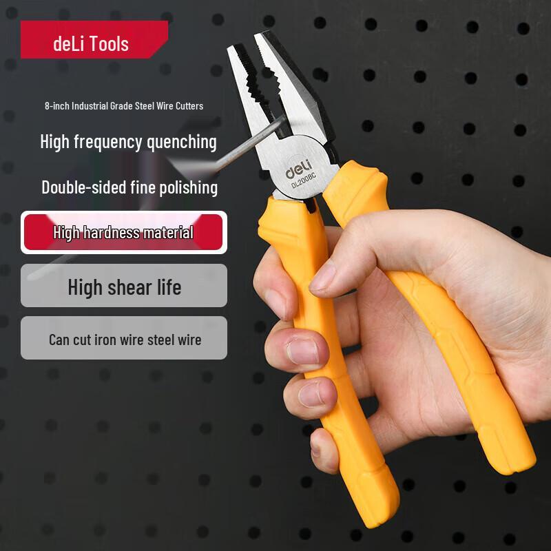 Deli 8-inch German Style Combination Pliers