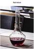 European Crystal Waterfall Wine Decanter: High-End Rapid Pour Straight-Edge Design