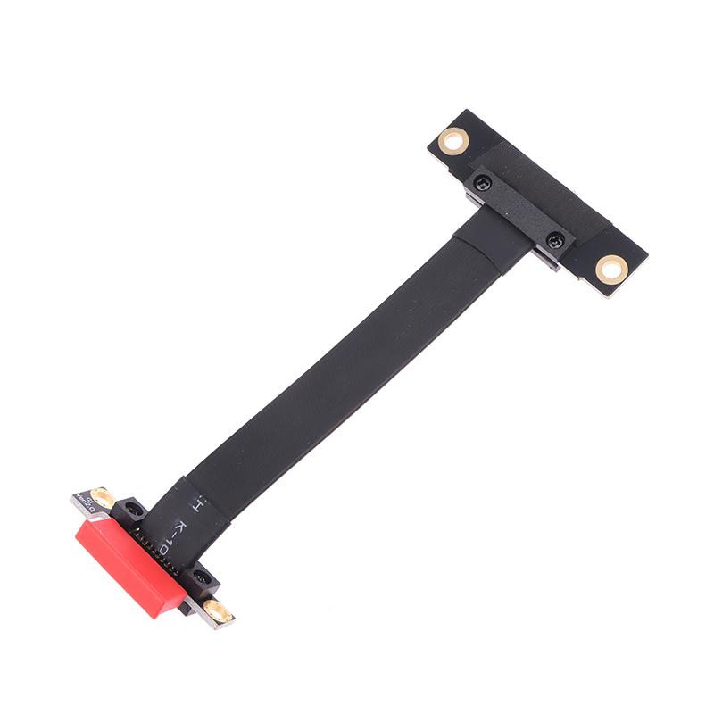 Pci-E 3.0 1X Riser Cable Dual 90 Degree Right Angle Pcie 3.0 X1 To X1 Extension Cable 8Gbps Pci Express 1X Riser Card