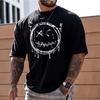 2024 Men’s T Shirt 3D Print Elastic Fallow Short Sleeve Tops High-end Design Custom T-shirts Oversized Tee Shirt Men Clothing