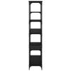 Bookshelf Black Oak Effect 99 X 35.5 X 176 Cm