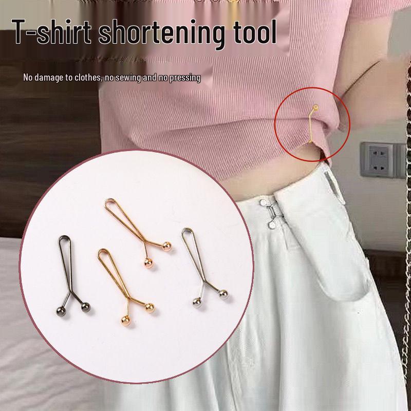 Cross-Border Hot Selling Scarf & Sleeve Clip: Silk, Chiffon, Neck & U-Shaped Clips for Anti-Exposure and Pant Leg Fixing