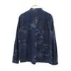 DIESEL Overall handle Long sleeve Band collar shirt M Navy Women Used