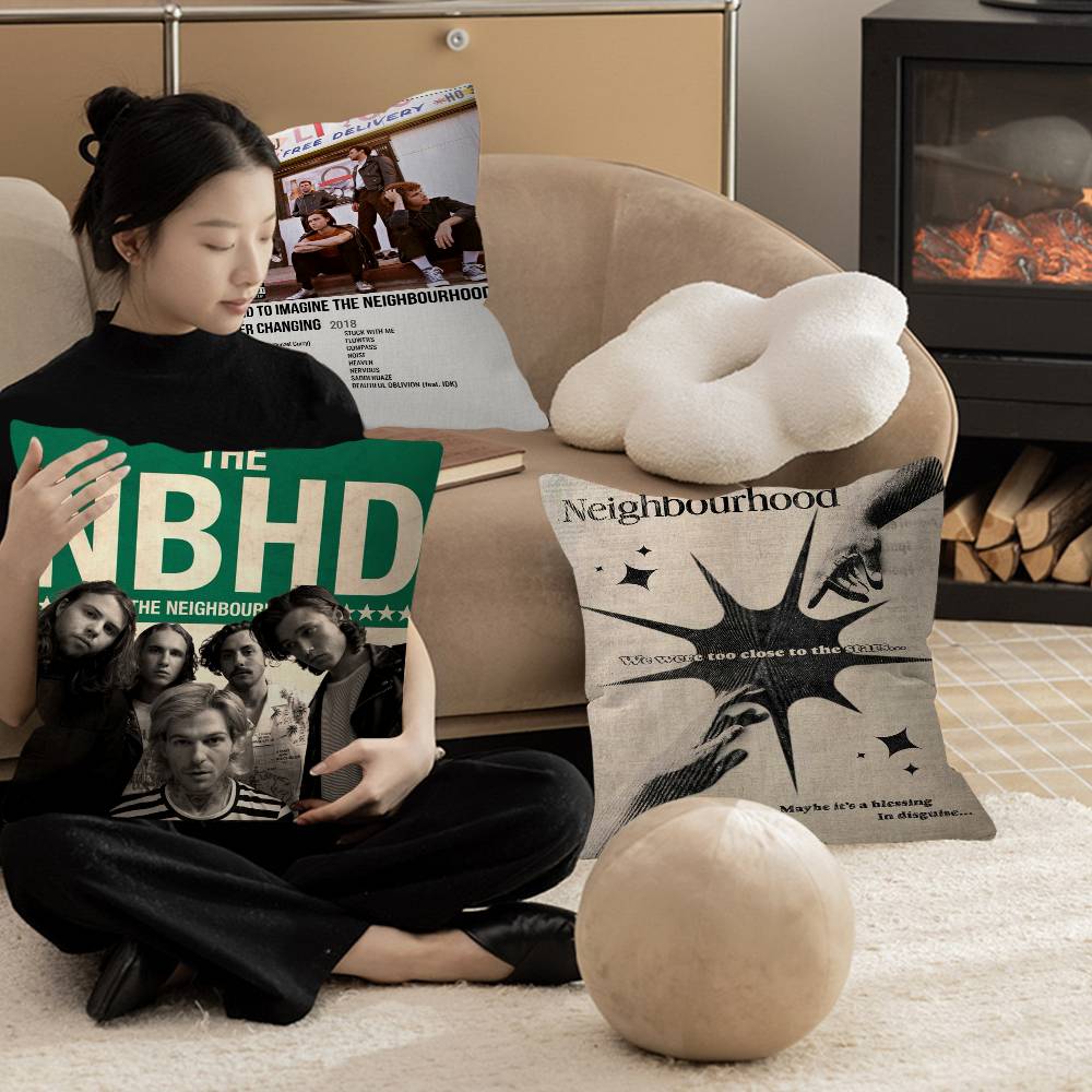 The-Neighbourhood Top Music Albums Cushion Cover Pillow Cover Decor Pillowcase Printed Cushion Case for Couch