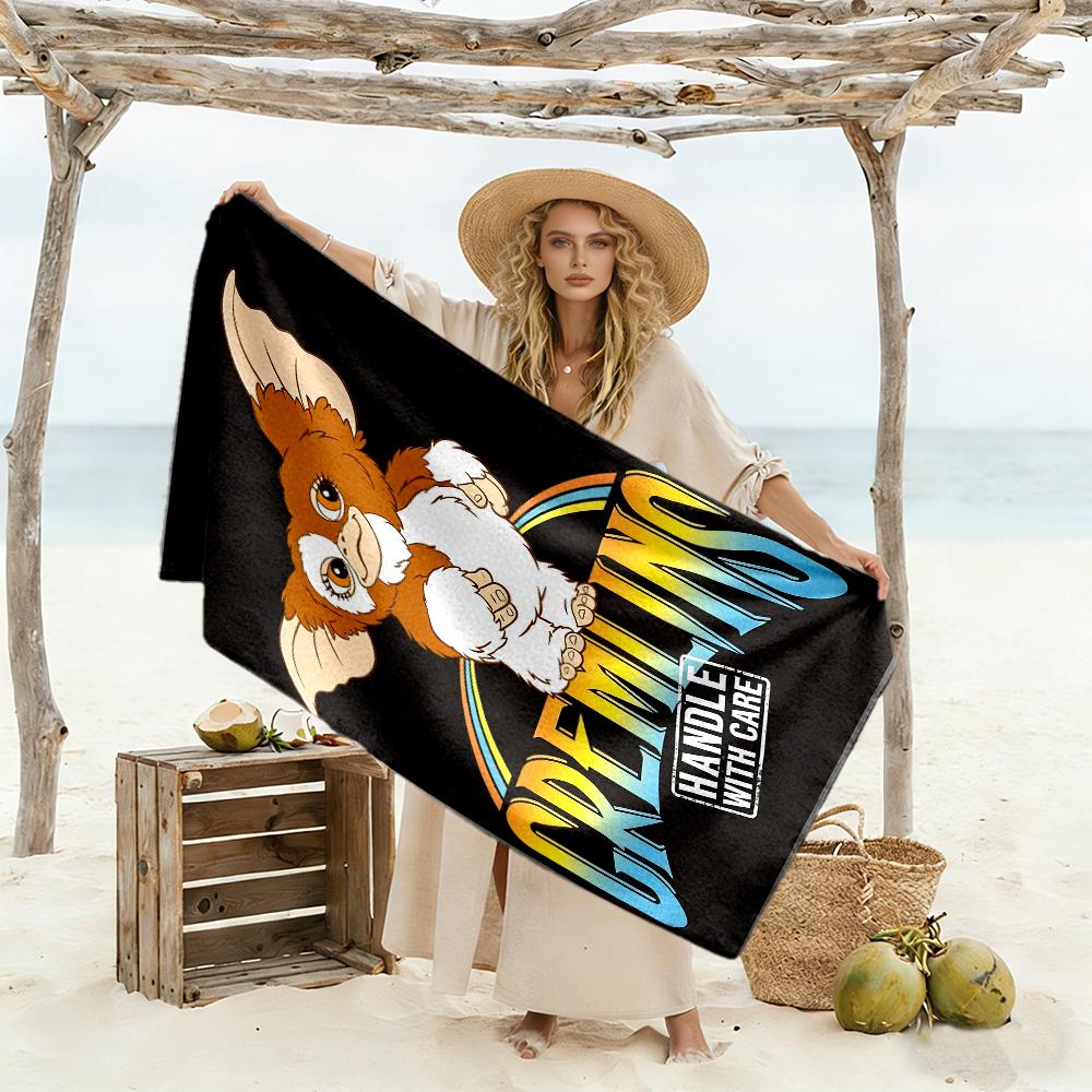 Gremlins Beach Towel High Absorbency & Quick-Dry Comfortable Lightweight Portable for Swimming,Beach,Camping, Travel, Beach Accessories,Gym