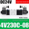 Válvula Solenoide Neumática de 3 Posiciones y 5 Vías