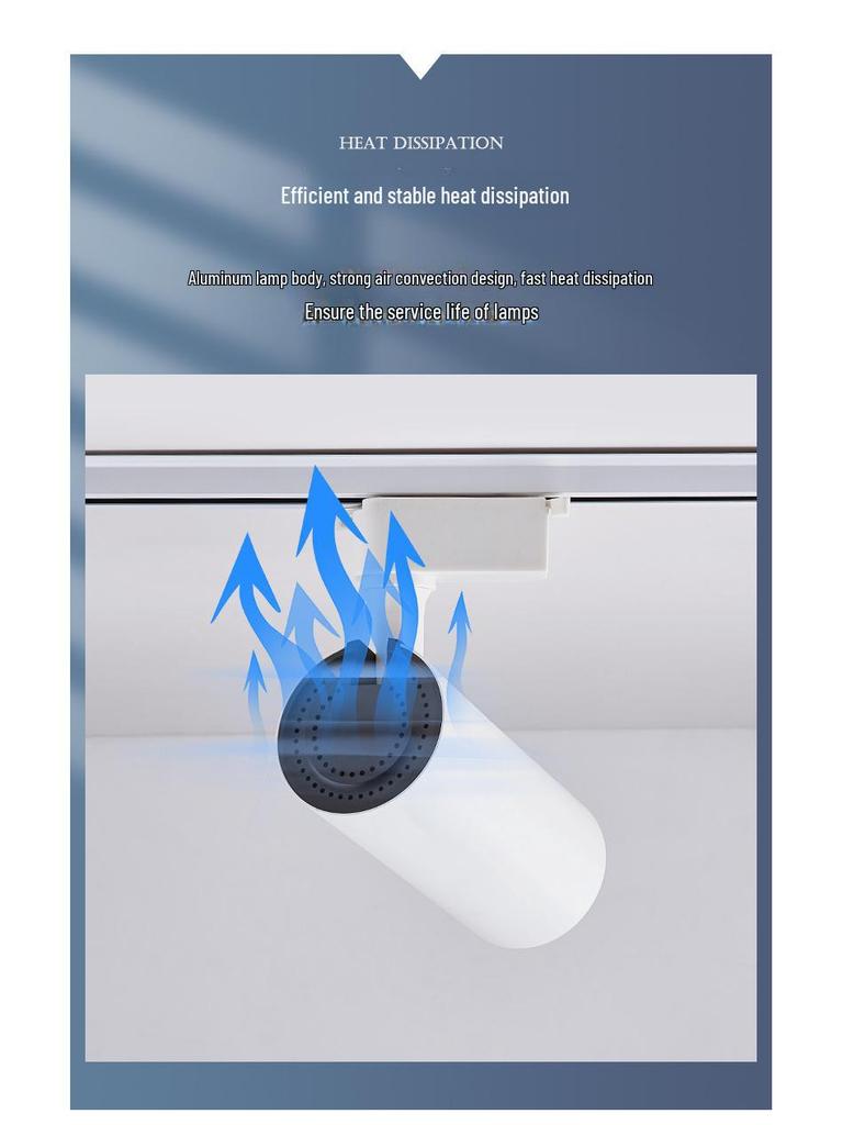 LED Spotlight for Commercial Track Lighting - COB Slide Light