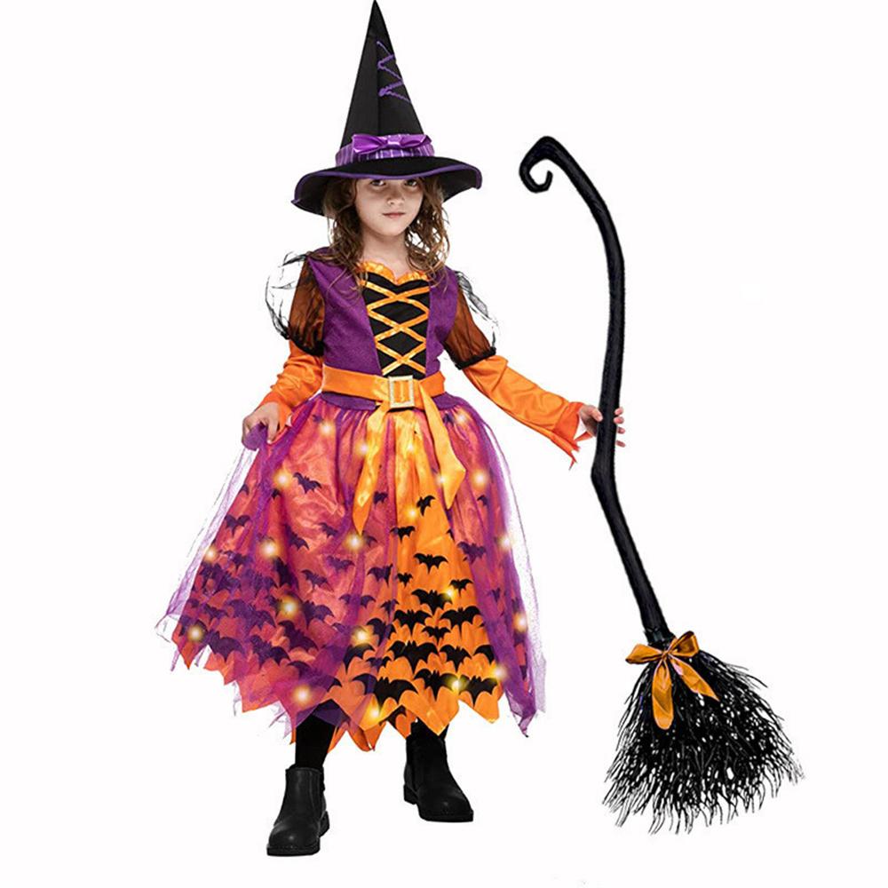 Halloween Witch Broom, Wizard Witch Flying Broomstick , Witch Halloween Broom Props, For Cosplay Costume Party Decoration
