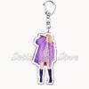 Popular American Singer Acrylic Keychain for Accessories Bag Pendant Key Chain Ring Keychains Jewelry Creative Fans Gifts