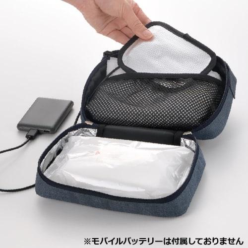 Richell Outing Wet Wipes Warmer R Navy Blue Diaper Pouch Easy to Carry