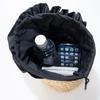 Kashkash Ruffle Handle Raffia Bucket Bag 01-00-78730 Women's