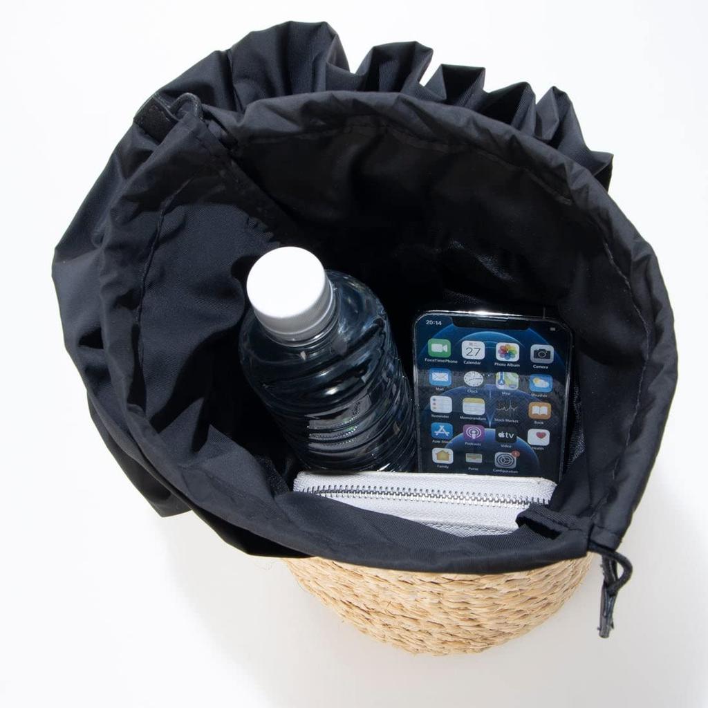 Kashkash Ruffle Handle Raffia Bucket Bag 01-00-78730 Women's