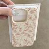 Floral Pattern Elegan Phone Case For IPhone 17 15 13 14 12 16 11 Pro ProMax Plus 17Air Luxury Soft Shockproof Cover Case
