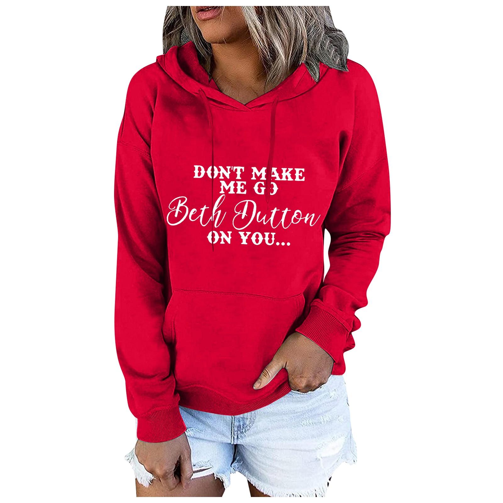 

Women s Printed Round Neck Long Sleeve Pullover Casual Sweatshirt M червоний