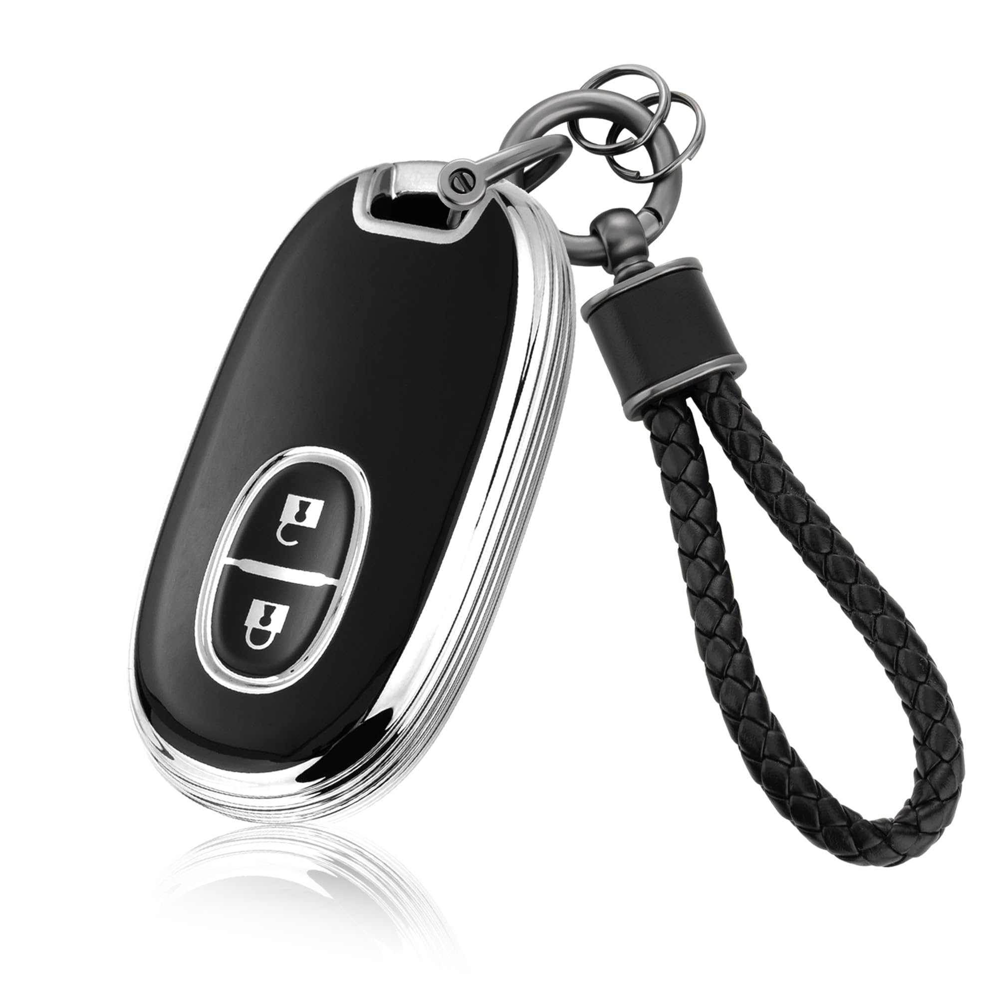 

[Unhoke] Suzuki Key Case Wagon R Hustler Lapin Rooks Solio чёрный