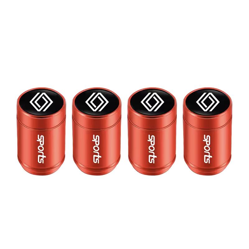 Interior Stickers Car Tire Valve Cap Alloy Wheel Valves Cover Accessories For Renault Megane 2 3 4 Twingo Clio Talisman Captur T