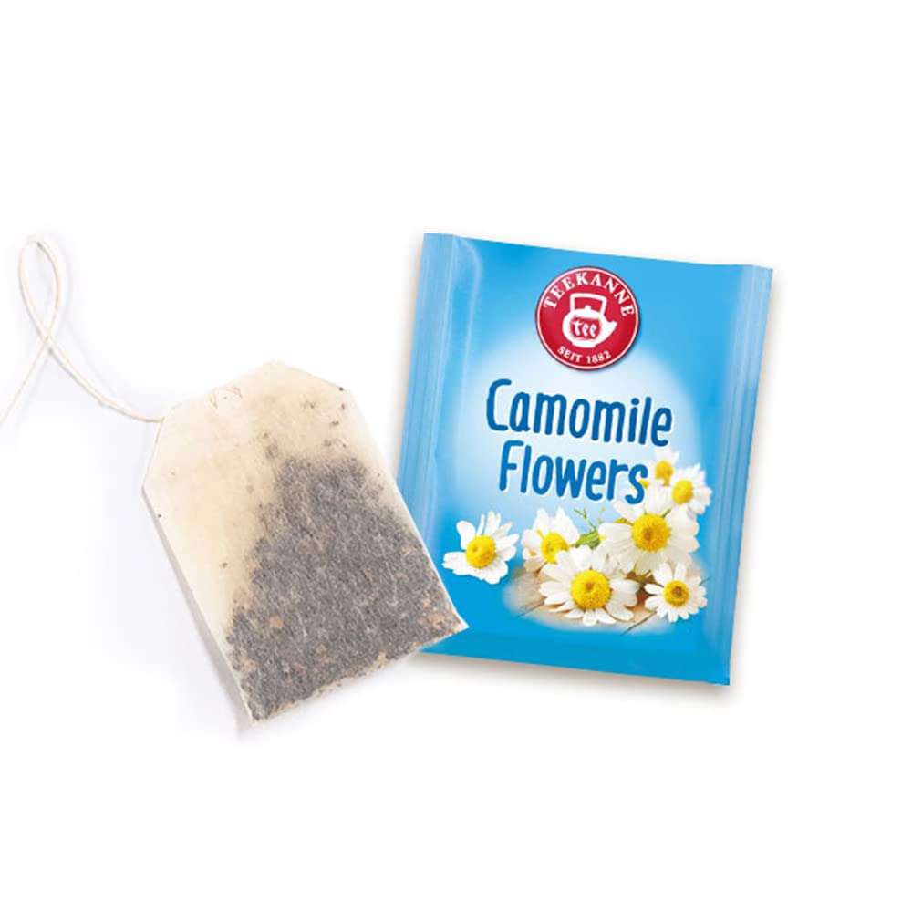 Von Pompadour Kamillenblüten Kräutertee 1 Schachtel 10 Beutel x 12 Schachteln Set Entkoffeinierter Teebeutel Unparfümiert Ohne Farbstoffe [Set 12] Koffeinfrei