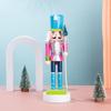 Colorful Candy-themed Wooden Nutcracker