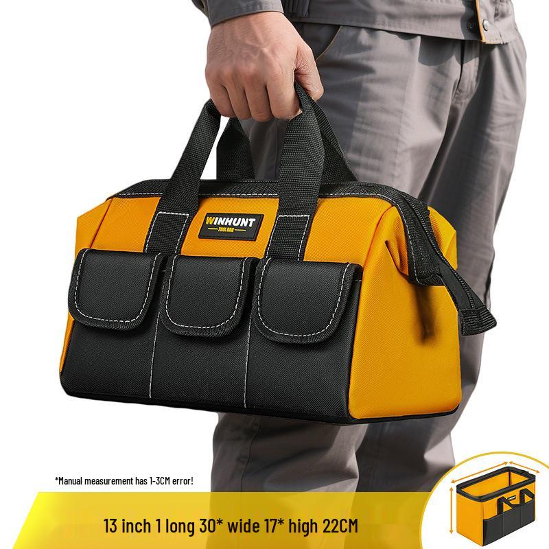 Everwiner Durable Canvas Tool Bag for Woodworking and Car Repairs