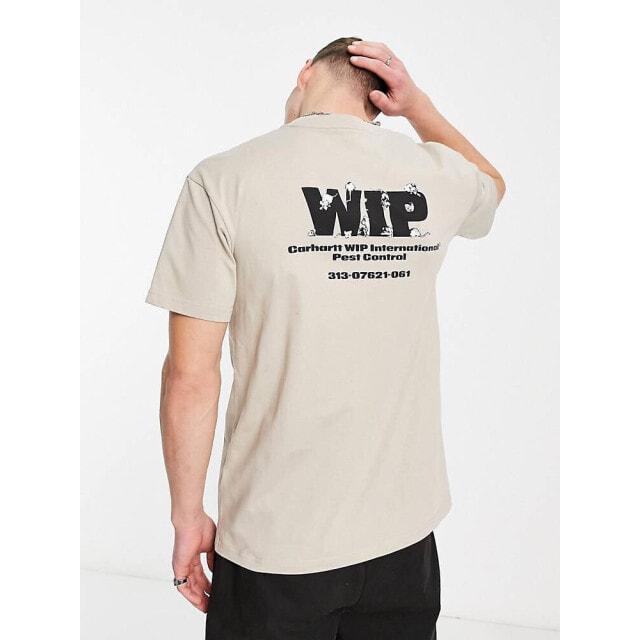 

Бежевая футболка для борьбы с вредителями Carhartt WIP