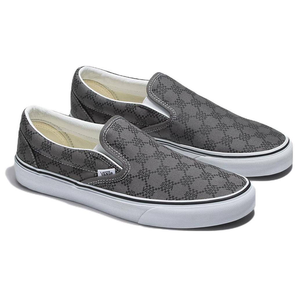 Vans Klasické nazouvací monogramové unisex tenisky Pewter šedé monogramové-cínové VN0A7Q5DPWT