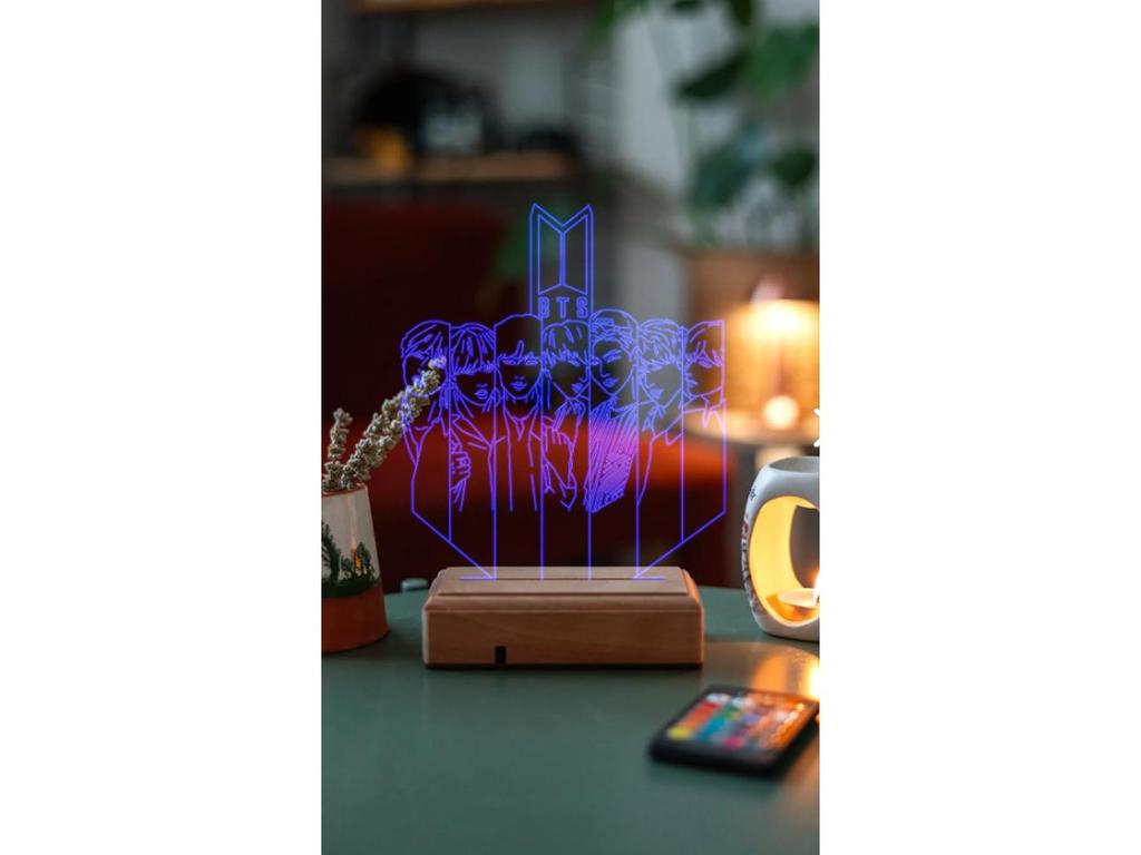 Bts Bangtan Boys Bts Army V2 16 Renk Gece Lambası