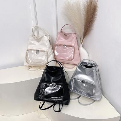 Mode Damen Tasche 2025 große Kapazität Tragetasche transparent Schulter Unterarm Handtasche Damen