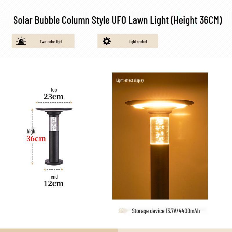 Современный водонепроницаемый садовый светильник на солнечных батареях для улицы