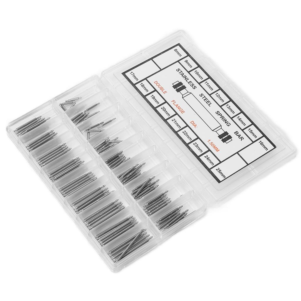 Watch Band Spring Bars Link Pins Alloy Heavy Duty Watch Band Pins for Traditional and Smart Watches