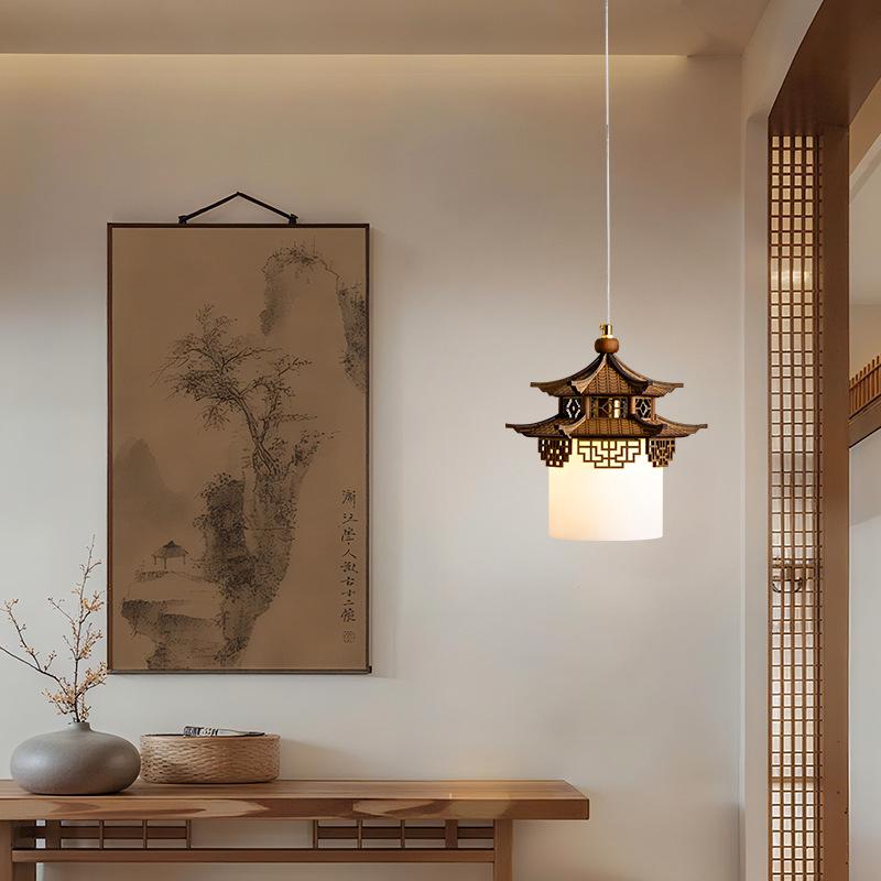 Zen Tea Room Pendant Light - Song Dynasty Style for Temples and B&Bs