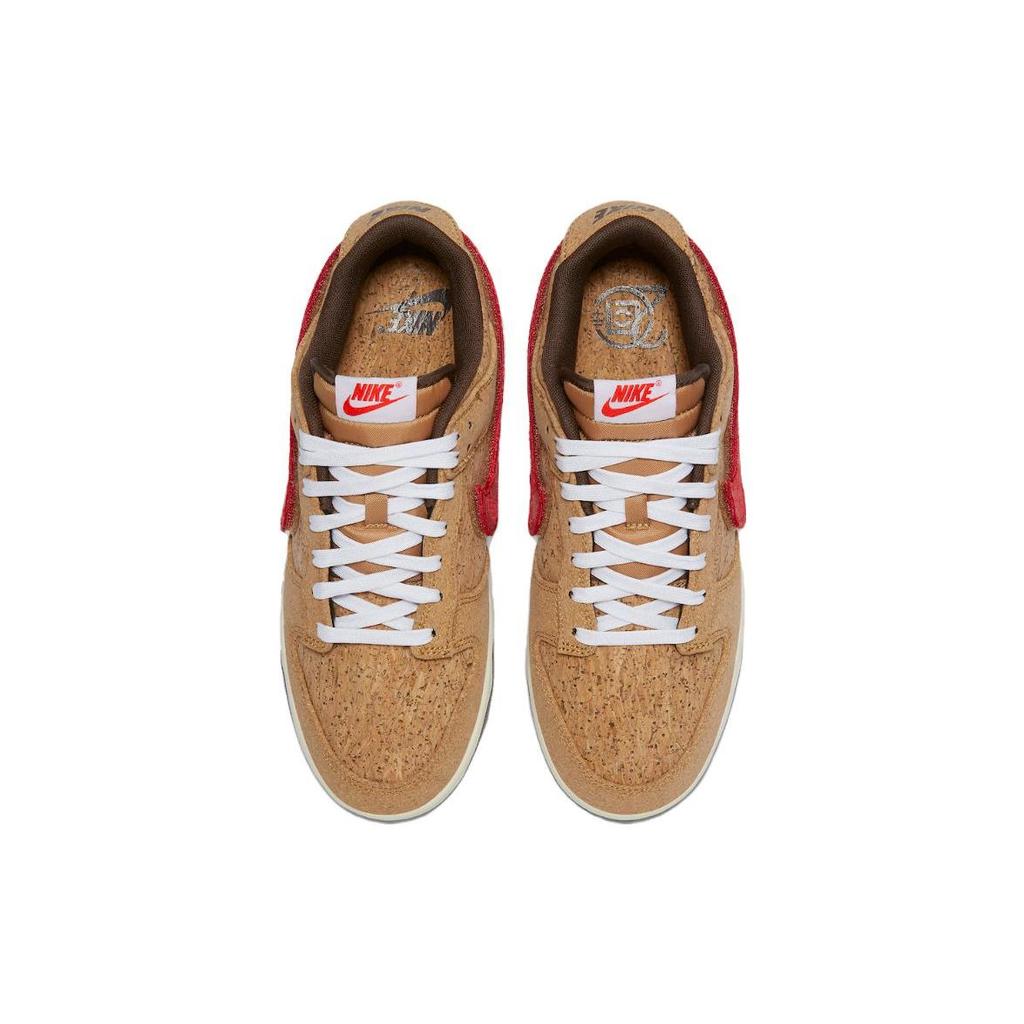 CLOT x Nike Dunk Low SP Sughero Sneakers Unisex Marrone Naturale Lino FN0317-121