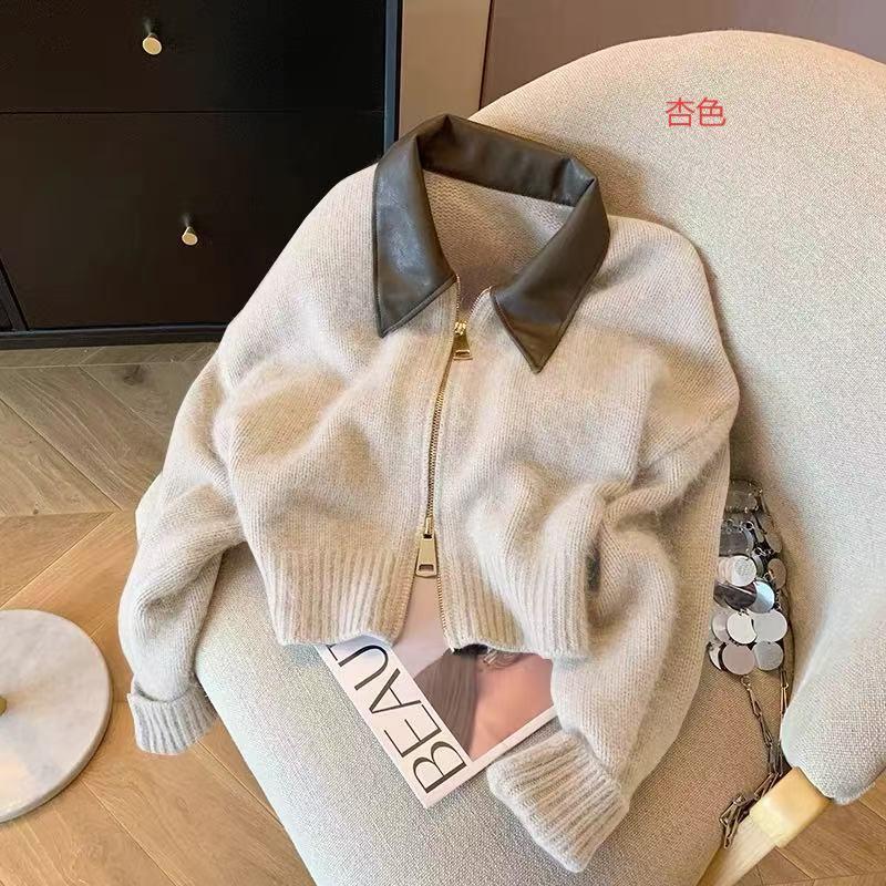 Elegant and Fashionable Long-sleeved Sweater Jacket for Women 2025 Autumn and Winter
