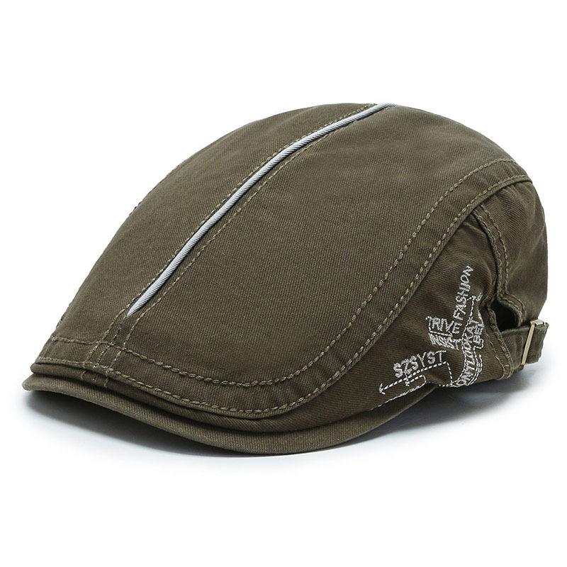 Peaked cap female tide brand hat casual new spring and summer four seasons sun protection beret retro peaked cap