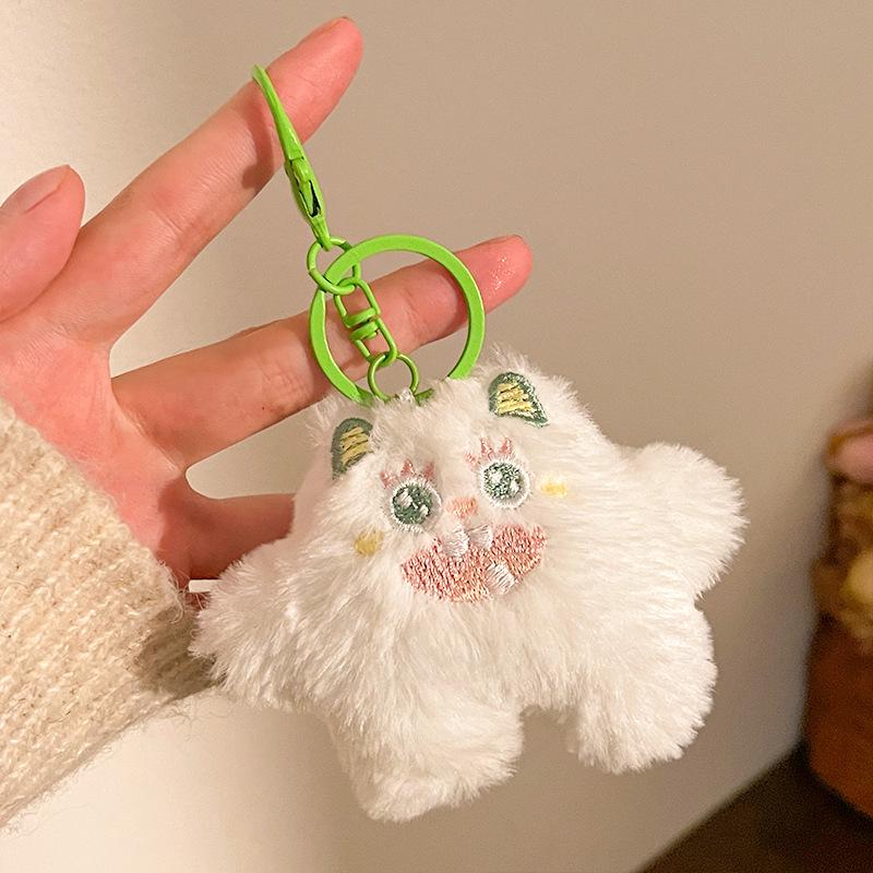 Cartoon Plush Monster Doll Keychain - Cute Prank Accessory & Small Gift