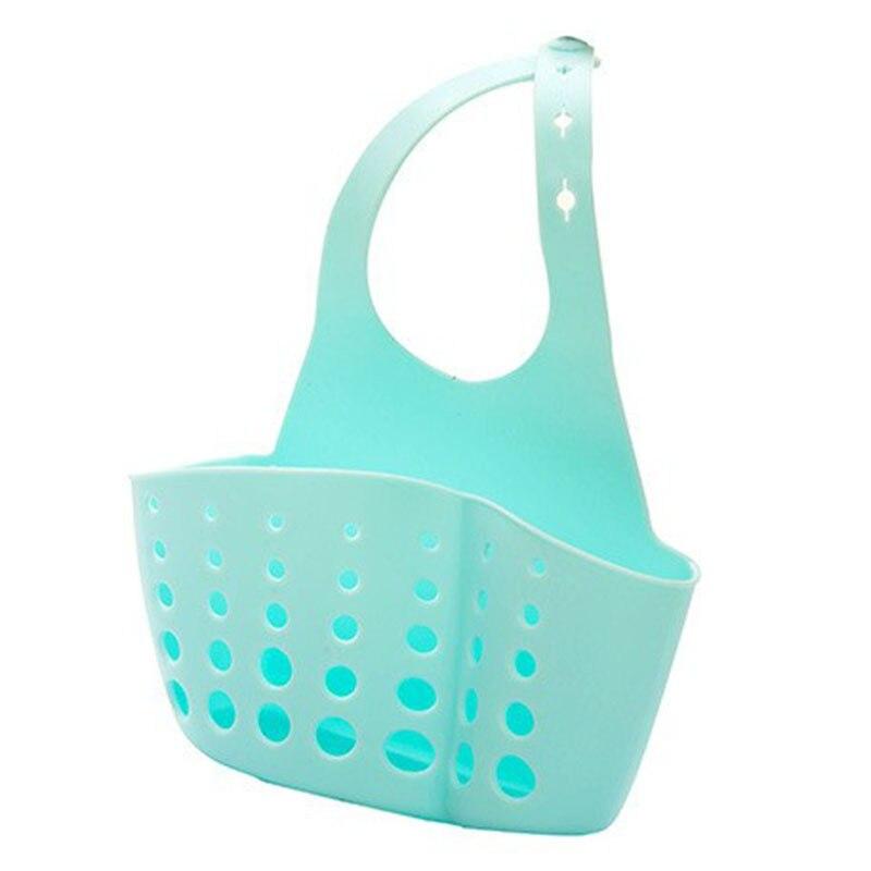 Sink Storage Holder Home Storage Drain Basket Kitchen Sink Holder Adjustable Soap Sponge Hanging Drain Basket Bag