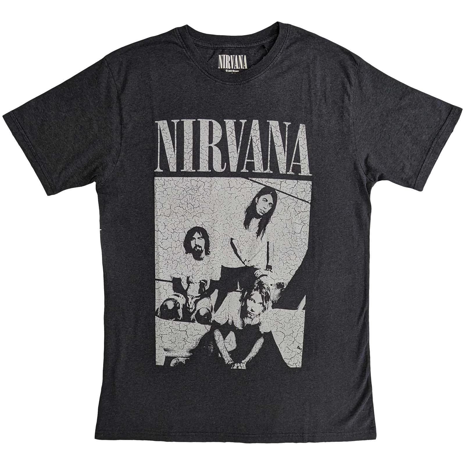 Nirvana Sitting Official Mens Unisex T-Shirt S