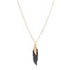 Leaf Feather Necklace Niche Design Light Luxury Clavicle Chain Commuting Simple Versatile Sweater Chain