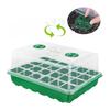 24/48 Holes Flower Plant Seed Grows Box with Humidity Dome Seed Propagation Container for Hydroponics Growing System