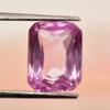 Top Quality Pink Ruby CERTIFIED 5.30 Ct Natural Emerald Cut Loose Gemstone KMY-856-NS