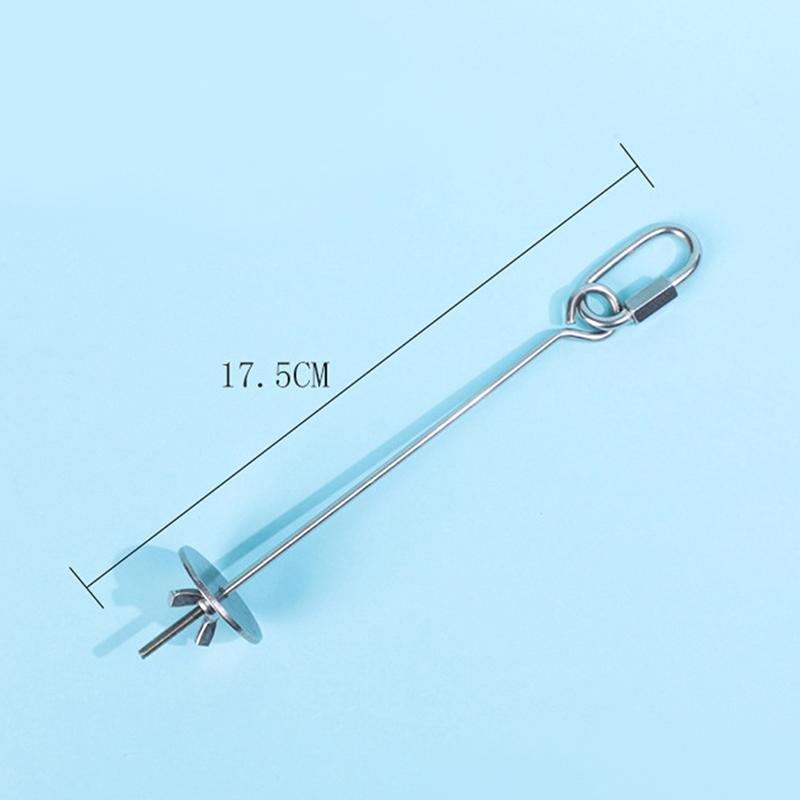 

Кормушка для попугаев из нержавеющей стали для фруктов, кукурузы, вилки, игрушки, курица, овощи, держатель, подвесная палочка для кормления, аксессуары для домашних животных S