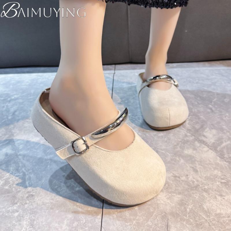 Fashion Women Flats Platform Mules Shoes Casual Slippers Fashion Summer Sandals 2025 New Slingback Sneakers Woman Flip Flops Zapatillas