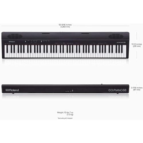Roland DigitalPiano GO Series 88-Key GO-88P (with Sustain Pedal)
